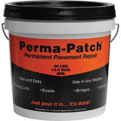 Perma-Patch - Drywall & Hard Surface Compounds Type: Permanent Asphalt Patch Material Color: Black - Apex Tool & Supply