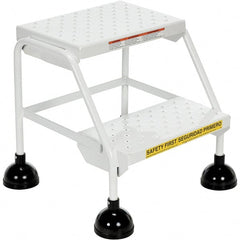 Vestil - 18-1/2" High 300 Lb Capacity 2 Step Step - Apex Tool & Supply