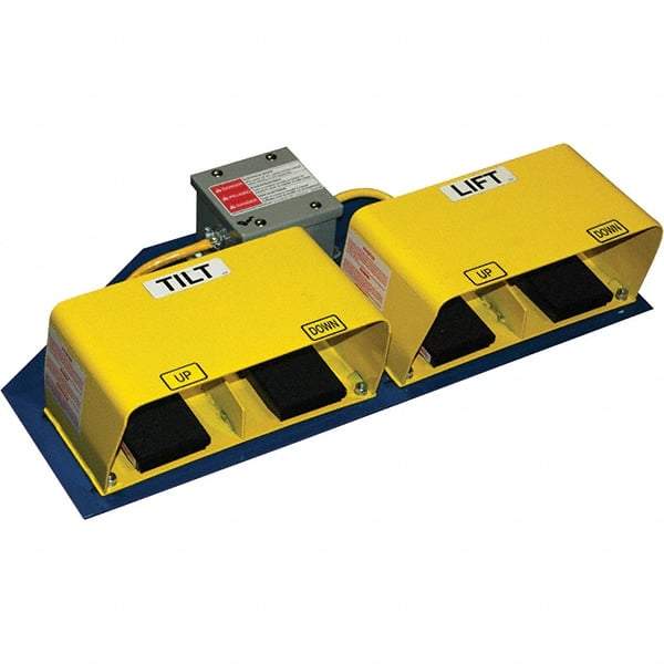 Vestil - Lifting Table Twin Foot Switch - Use with Hydraulic Equipment - Apex Tool & Supply