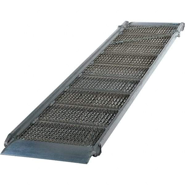 Vestil - 85" Long x 26" Wide, Aluminum Walk Ramp - 2,800 Lb Load Limit - Apex Tool & Supply