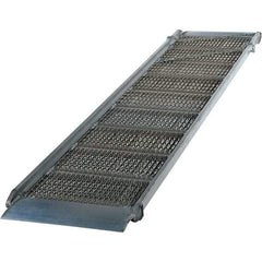 Vestil - 85" Long x 36" Wide, Aluminum Walk Ramp - 2,800 Lb Load Limit - Apex Tool & Supply