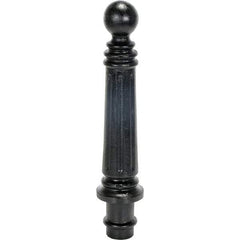 Vestil - 5" Diam x 28" High, Black Iron Bollard - Apex Tool & Supply