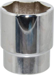 Proto - 1-3/8", 1/2" Drive, Standard Hand Socket - 6 Points, 2-1/8" OAL, Chrome Finish - Apex Tool & Supply