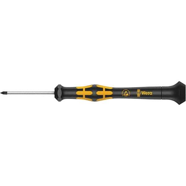 Wera - 1-47/64" Blade Length Microstix Screwdriver - 137mm OAL - Apex Tool & Supply
