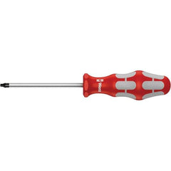 Wera - #1 Point, 8" Blade Length Square Recess Screwdriver - 141mm OAL - Apex Tool & Supply