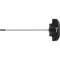 Wera - T8 Torx Driver - 4" Blade Length, 5" OAL, Ergonomic Handle, Chrome Plated Steel - Apex Tool & Supply