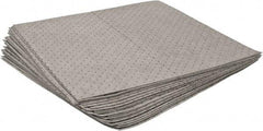 Brady SPC Sorbents - 41 Gal Capacity per Package, Universal Pad - 30" Long x 30" Wide, Gray, Polypropylene - Apex Tool & Supply
