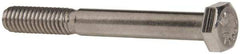 Value Collection - 5/16-18 UNC, 2-3/4" Length Under Head Hex Head Cap Screw - Partially Threaded, Grade 18-8 Stainless Steel, Uncoated, 1/2" Hex - Apex Tool & Supply