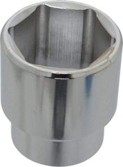 Proto - 1-1/2", 1/2" Drive, Standard Hand Socket - 6 Points, 2-1/4" OAL, Chrome Finish - Apex Tool & Supply
