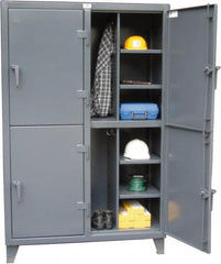 Strong Hold - 4 Door, 2 Tier, Steel Locker - Apex Tool & Supply