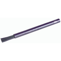 1/4″ Dia Pencil End Brush, .0104″ Stainless Steel Wire Fill, 3/4″ Trim Length, 3-3/4″ Overall Length - Apex Tool & Supply