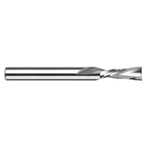 ‎End Mills for Plastics - 2 Flute - 0.0937″ (3/32″) Cutter Diameter × 0.2790″ Length of Cut Carbide Square Downcut End Mill for Plastic, 2 Flutes, Amorphous Diamond Coated - Exact Industrial Supply