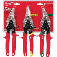 Milwaukee Tool - Snip & Shear Sets Type: Aviation Snip Set Pattern: Straight - Apex Tool & Supply