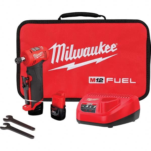 Milwaukee Tool - 24,500 RPM, Straight, Electric Die Grinder - Apex Tool & Supply