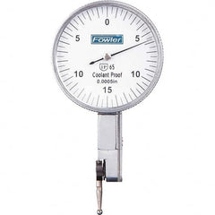 Fowler - Dial Test Indicators Maximum Measurement (Decimal Inch): 0.0300 Dial Graduation (Decimal Inch): 0.000500 - Apex Tool & Supply