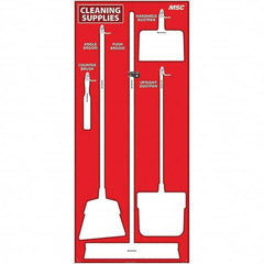 NMC - 30 x 68" Aluminum Shadow Board - Apex Tool & Supply