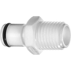 Value Collection - Plastic Quick-Disconnect Tube Couplings   Type: In Line Threaded-Male Plug    Nominal Flow Size: 1/4 (Inch) - Apex Tool & Supply