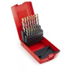 1-13X.5MM JL DRILL SET BRT/TIN TIP - Apex Tool & Supply