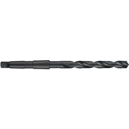 1/4″ HSS 118 Degree Thin Point Taper Shank Drill 4xD DIN 345-Black Oxide - Exact Industrial Supply