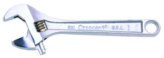 15/16" Opening - 6" OAL - Adjustable Wrench Chrome - Apex Tool & Supply