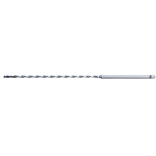 1.7 mm Dia. × 3 mm Shank × 57.8 mm Flute Length × 101 mm OAL, 30xD, IchAda, 2 Flute, No, Solid Carbide Drill