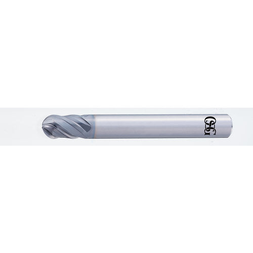 0.8 mm Dia. × 4 mm Shank × 0.6 mm DOC × 40 mm OAL, Carbide DURO, 2 Flute, Shrink Fit, Ballnose End Mill - Exact Industrial Supply