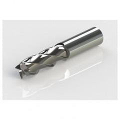 6mm Dia. x 100mm Overall Length 4-Flute Square End Solid Carbide SE End Mill-Round Shank-Center Cut-Uncoated - Apex Tool & Supply