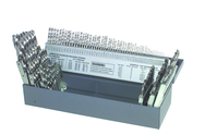 115 Pc. 3 in 1 (1/16" - 1/2" by 64ths / A-Z / 1-60) HSS Bright Jobber Drill Set - Apex Tool & Supply
