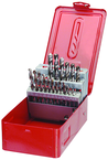 21 Pc. 1/16" - 3/8" by 64ths HSS Surface Treated Jobber Drill Set - Apex Tool & Supply