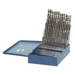 60 Pc. #1 - #60 Wire Gage Cobalt Bronze Oxide Jobber Drill Set - Apex Tool & Supply