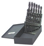 26 Pc. A - Z Letter Size Cobalt Bronze Oxide Jobber Drill Set - Apex Tool & Supply
