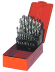 25 Pc. 1mm - 13mm by .5mm Cobalt Surface Treated Jobber Drill Set - Apex Tool & Supply