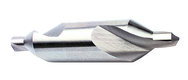 Size 10; 3/8 Drill Dia x 3-3/4 OAL 60° HSS Combined Drill & Countersink - Apex Tool & Supply