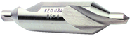 #8 90° High Speed Steel Center Drill-Plain - Apex Tool & Supply