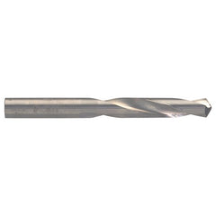 #44 Dia. x #44 Shank × 1″ Flute Length × 2″ OAL, Bright, Solid Carbide Drill - Apex Tool & Supply