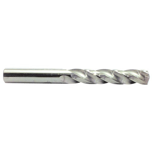 ‎17/64″ Dia. × 17/64″ Shank × 2-1/8″ Flute Length × 3-1/2″ OAL, 5xD, 150°, Bright, 3 Flute, External, Round Solid Carbide Drill