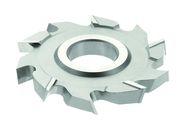 4 x 1/4 x 1-1/4 - HSS - Staggered Tooth Side Milling Cutter-AL - 10T - Uncoated - Apex Tool & Supply