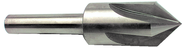 1" Size-1/2" Shank-82° 4 Flute Machine Countersink - Apex Tool & Supply