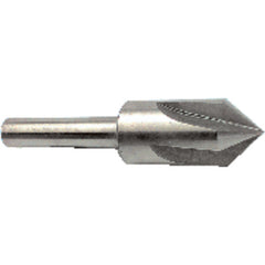 ‎3/4″ Size-1/2″ Shank-82° 4 Flute Machine Countersink - Apex Tool & Supply