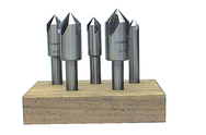 5 pc. HSS 82 Degree Countersink Set - Apex Tool & Supply