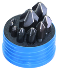 5 Pc. CBD 82 Degree Chatterless Countersink Set - Apex Tool & Supply