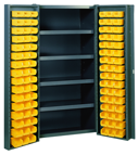 38 x 24 x 72'' (96 Bins Included) - Bin Storage Cabinet - Apex Tool & Supply