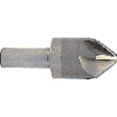 ‎1/4″ Size-1/4″ Shank-120° 6 Flute Chatterless Countersink - Apex Tool & Supply