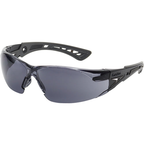 RUSH+ - Smoke Lens - Black & Gray Frame PC ASAF Platinum - Apex Tool & Supply