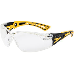 RUSH+ Small - Clear Lens - Yellow & Black Frame PC ASAF Platinum - Apex Tool & Supply