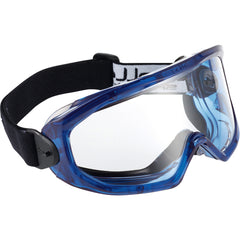 Super Blast Clear Sealed Goggles-Clear Lens - Blue Frame - Apex Tool & Supply