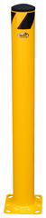 Bollards - Indoors/outdoors to protect work areas, racking and personnel - Powder coated safety yellow finish - Molded rubber caps are removable - Apex Tool & Supply