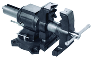 5" Multi Purpose Vise - Cast Iron - Rotating Pipe & Bench Vise - Built in Anvil - Apex Tool & Supply