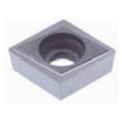 CCGT 21.50.5 MAU NT9125, 0.008″ Corner Radius, 0.094″ Thick, 1/4″ Inscribed Circle, Uncoated, Diamond, Turning Indexable Insert - Apex Tool & Supply
