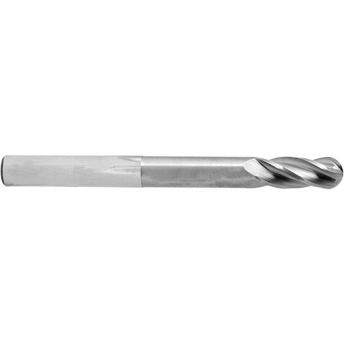 ‎1/4″ Dia. × 1/4″ Shank × 4-1/4″ DOC × 6 OAL, Carbide AlTiN, 4 Flute, Ballnose End Mill - Exact Industrial Supply